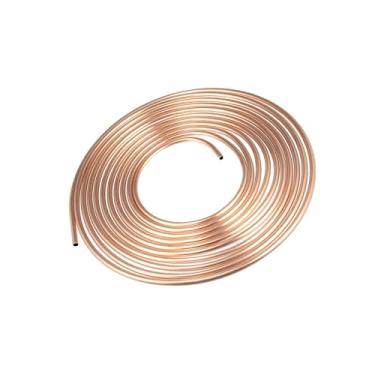 Imagem de Partuto Bobina de tubulação de linha de freio de carro de 7,6 m para sistemas de frenagem hidráulica e sistema de transmissão, substituição de tom de cobre