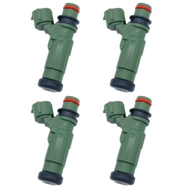 Imagem de EPSIRMP 63P-13761-01-00 4 peças injetores de combustível compatíveis com Yamaha Outboard 150HP F150 LF150 LF150 substitui # EAT152