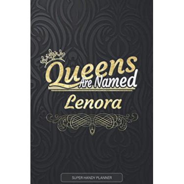 Imagem de Lenora: Queens Are Named Lenora - Lenora Name Custom Gift Planner Calendar Notebook Journal