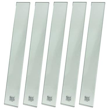 Imagem de Myard Pacote com 5 Balaústres de Vidro de 32" com Vidro Laminado e Temperado para Casa, Vila, Corredor, Deck, Pátio, Cerca, Trilhos de Madeira Ou Alumínio