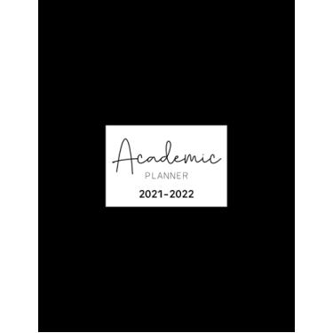 Imagem de Academic Planner: Weekly and Monthly Planner And Daily To Do List For July to June 12 Months Simple Classic Black Cover