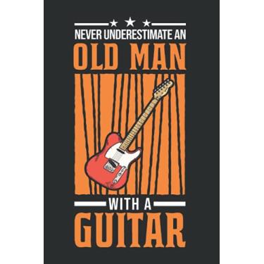 Imagem de Gitarre Tagesplaner: Gitarrist Alter Mann Gitarre Bassgitarre/Kalender 2022 / Wochenplaner Tagesplaner Planer/Planungsbuch To-Do-Liste / 6x9 Zoll / 100 ausfüllbare Seiten