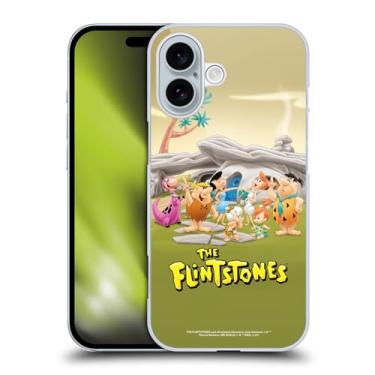 Imagem de Head Case Designs Capa rígida oficialmente licenciada dos personagens da Casa de Pedra dos Flintstones compatível com Apple iPhone 16