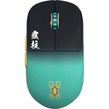 Imagem de Mouse Pulsar X2H Wireless Mini Demon Slayer Tokito Muichiro, preto/ver