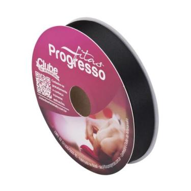 Imagem de Fita de Cetim Progresso 22mm 50 Mts Preto 219