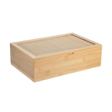 Imagem de Caixa Organizadora Home Style Rattan, NATURAL, 30 x 20 cm