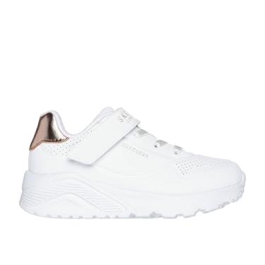 Imagem de Skechers Tênis feminino Uno Lite-precious Shimmer, Branco, 8 Toddler