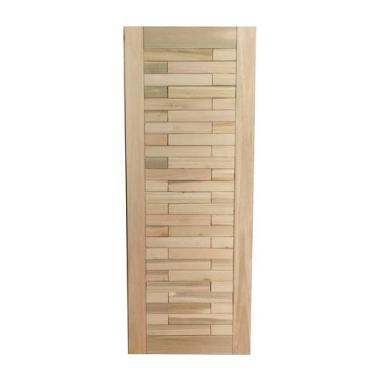 Imagem de Porta Externa 210x80 Cm Maciça Modelo Nobre Mosaico Eucalipto NeonX