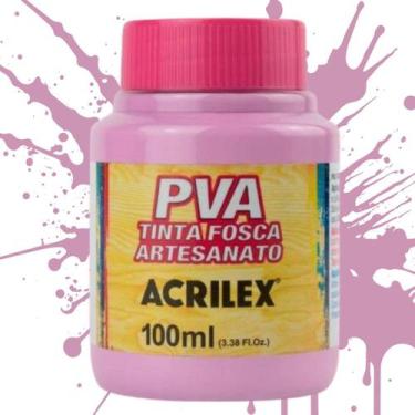 Imagem de Tinta PVA Fosca para Artesanato Acrilex Cores Frias 100ml - 03210, ORQ