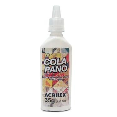 Imagem de Super Cola Pano Bico 35g Aplicador Econômico Acrilex - 16812, BRANCA