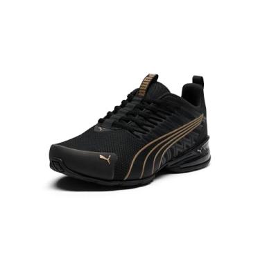 Imagem de PUMA Tênis feminino Voltaic Evo Cross Trainer, Puma Preto-puma dourado, 10 Wide