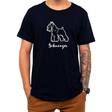 Imagem de Camiseta Pet Schnauzer Cachorro Cão Raça Present Natal Roupa