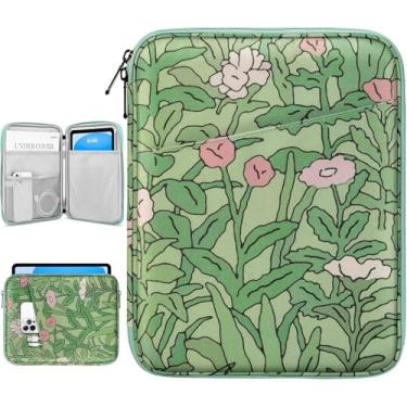 Imagem de Dadanism 9-11 Inch Tablet Sleeve Case for iPad 10.2 2021-2019,iPad Pro 11 2021-2018, iPad Air 5/4 10.9 2022,iPad 10th Gen 10.9 2022,Galaxy Tab A8 10.5 2022,Tablet Protective Sleeve Bag, Papaver Rhoeas