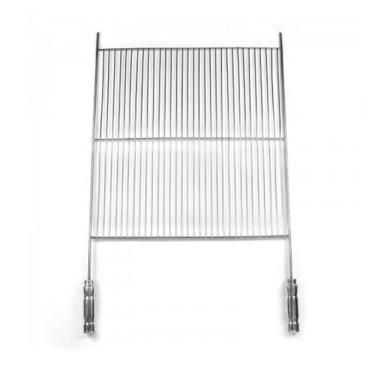 Imagem de Grelha Aluminio Uruguaian Para Churrasco 40 X 50Cm-Delumins