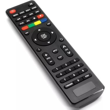 Imagem de XINFUTE Novo ajuste genuíno para Xoro DVB-T2 receptor digital SAT controle remoto HRT 8730 HRK7672