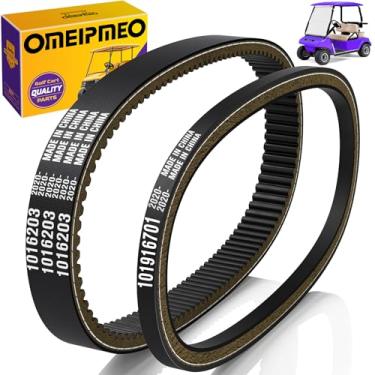 Imagem de OMEIPMEO Correia de acionamento de embreagem e correia geradora de partida para carro de clube DS 1997-UP e Precedent 2004-UP Gas Golf Cart, Drive de carrinho de golfe e kit de correia de arranque OEM