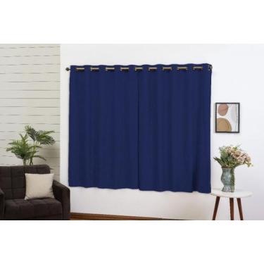 Imagem de Cortina Tecido Suede Semi Blecaute 2,80 X 1,70 Para Varão 2m - OutCasa