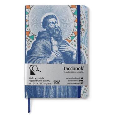 Imagem de Caderno Sem pauta taccbook Sto Agostinho Hipona 14x21 Flex