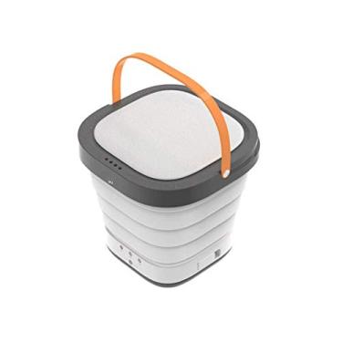 Imagem de Máquinas de lavar portáteis Lavadora e secadora portátil, economia de energia, mini máquina de lavar dobrável de 40 W com cesta de desidratação para roupas de bebê, meias em apartamentos de viagem,