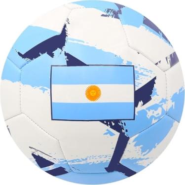 Imagem de Tripact Inc Copa do Mundo Country Argentina Treinamento Bola de Futebol ao Ar Livre Tamanho 5 Tamanho Futol (Tamanho 9)