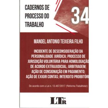 Imagem de Cadernos De Processo Do Trabalho - 2020 - Vol. 34