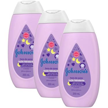 Imagem de Kit 3 Hidratantes Corporal Hora do Sono Johnson's Baby 200ml