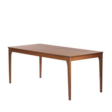 Imagem de Mesa de Jantar Retangular para 6 Lugares Ella 184 cm - Natural c/ Canella