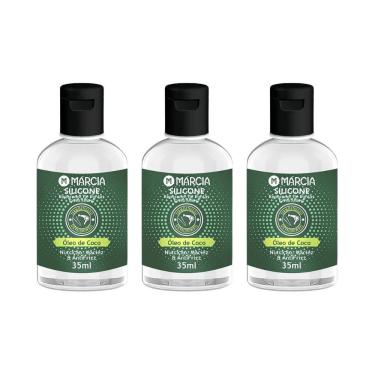 Imagem de Reparador De Pontas Silicone 35Ml Marcia Oleo De Coco - 3Un