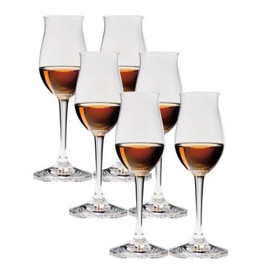 Imagem de Jogo 6 Taças Cristal Riedel Bar Conhaque Cognac Hennessy Kit