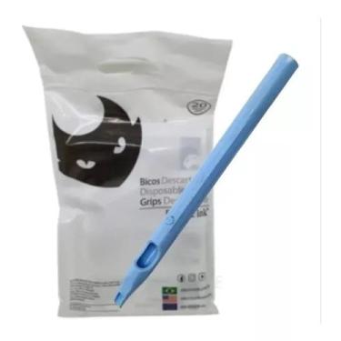 Imagem de Long tip pintura descartavel tattoo-electric ink 07MG C/20UN