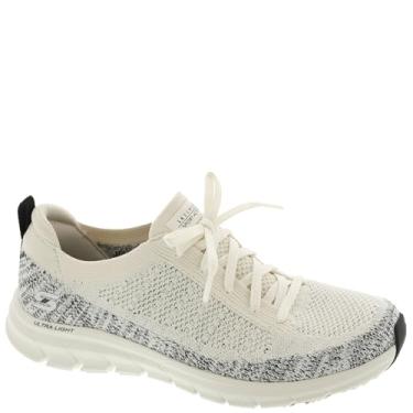 Imagem de Skechers Tênis feminino Pure Flex-Pulse, Natural/preto = ntbk, 37