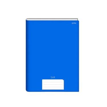 Imagem de Caderno Brochura Universitario 80Fls Stiff Slim Azul Jandaia