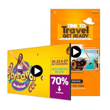 Imagem de Canlarriz Monitor Lcd De 18,5 Polegadas Hd 700Nits Para Montagem Em Parede, Sinalização Digital, Ajuste Fino, Sem Moldura, Tela De Publicidade Comercial, 2 A 32 Gb, Android 9.0