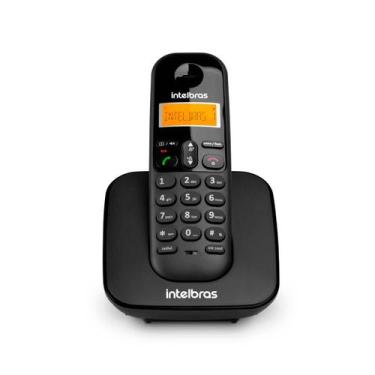 Imagem de Telefone Sem Fio Intelbras Ts 3110 Com Identificador, Preto