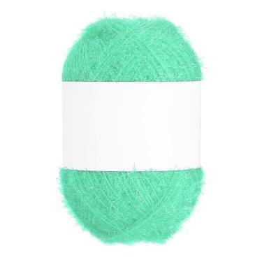 Imagem de PATIKIL Fio Scrubbie de 218 metros, fio de poliéster brilhante Scrubbie fio de coração vermelho brilhante vidro para panos de prato crochê, tricô, artesanato, artesanato, tapete, suéter, cachecol