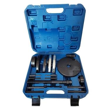 Imagem de INTBUYING 20 peças de unidade de rolamento de cubo de roda, conjunto de ferramentas de remoção de instalador, kit de ferramentas mecânicas automotivas, divisor de rolamento resistente com caixa de 82