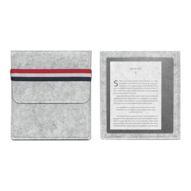 Imagem de Kobo Libra Color Sleeve Pouch, 17.8 cm, e-Reader, bolsa de transporte de viagem, capa protetora de tecido de feltro para Kindle Oasis 17.8 cm/|Kobo Libra 2/H2O