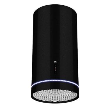 Imagem de Coifa e Depurador de Ilha Eos 35cm Premium Redonda Preto Inox Epco40irdp 220v