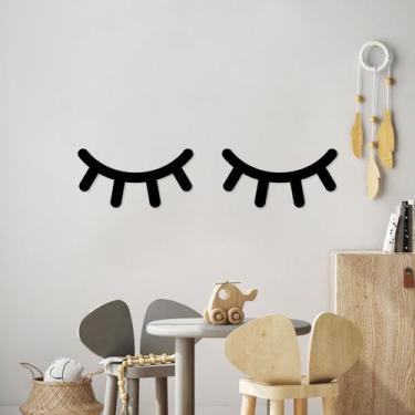 Imagem de Cílios Olhinhos de Parede 80x20cm - Inove Papéis de Parede