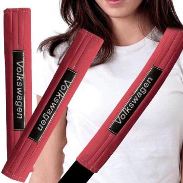 Imagem de Par de capa almofada protetor ombro cinto de segurança macio adulto em