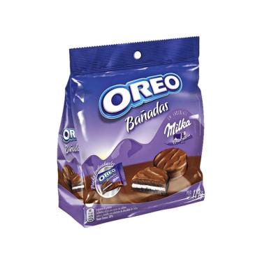 Imagem de Oreo Banadas Cobertura Chocolate Milka C/ 7unid 119g - Importado
