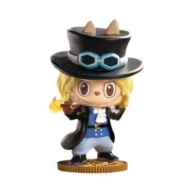Imagem de Labubu One Piece Luffy Blind Box Figura Trendy Anime Toy Modelo Decora