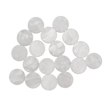 Imagem de UGPLM 18x Marcador de mesa de bola de bola de 18x Profissional, acrílico, adesivos de bilhar, sinuca para casa de pub home