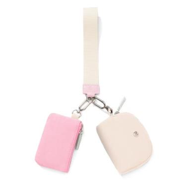 Imagem de Bolsa de moedas, carteira de pulso Mum's Memory para mulheres, rosa+br
