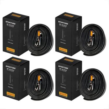 Imagem de 4 Camara De Ar Bicicleta Aro 29x2.10 2.30 Mtb Bico Fino 48mm