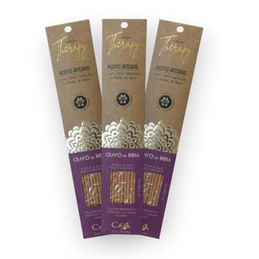 Imagem de Kit com 3 Incensos Naturais e Artesanais Vareta Therapy Cravo da Índia e Floral de Bach WHITE CHESTNUT