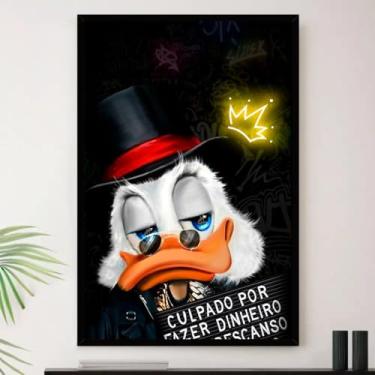 Imagem de Genérico, Quadro Tio Patinhas Investimento Rico Decorativo A3 35x45cm