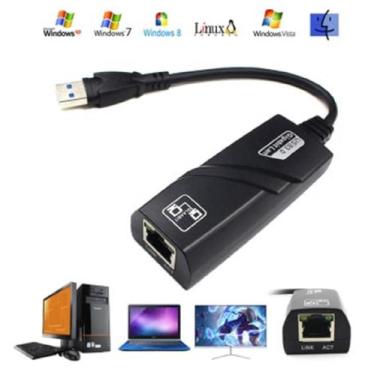 Imagem de Cabo Adaptador Usb 3.0 Para Rede Ethernet Rj45 - DACAR
