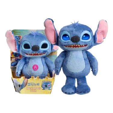 Imagem de Stitch Pelucia Interativa 30 Cm Com Olhos Emotivos  - Olhos de LCD C/ 50 Efeitos e Sons – Sunny