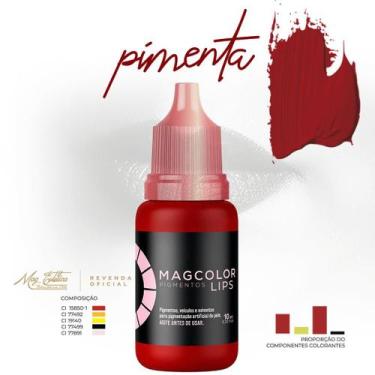 Imagem de Pigmento mag color line lips pimenta 5ml - Mag Estética